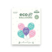 Picture of LATEX BALLOONS HAPPY BIRTHDAY PINK LAVENDER MINT 12 INCH 5PK